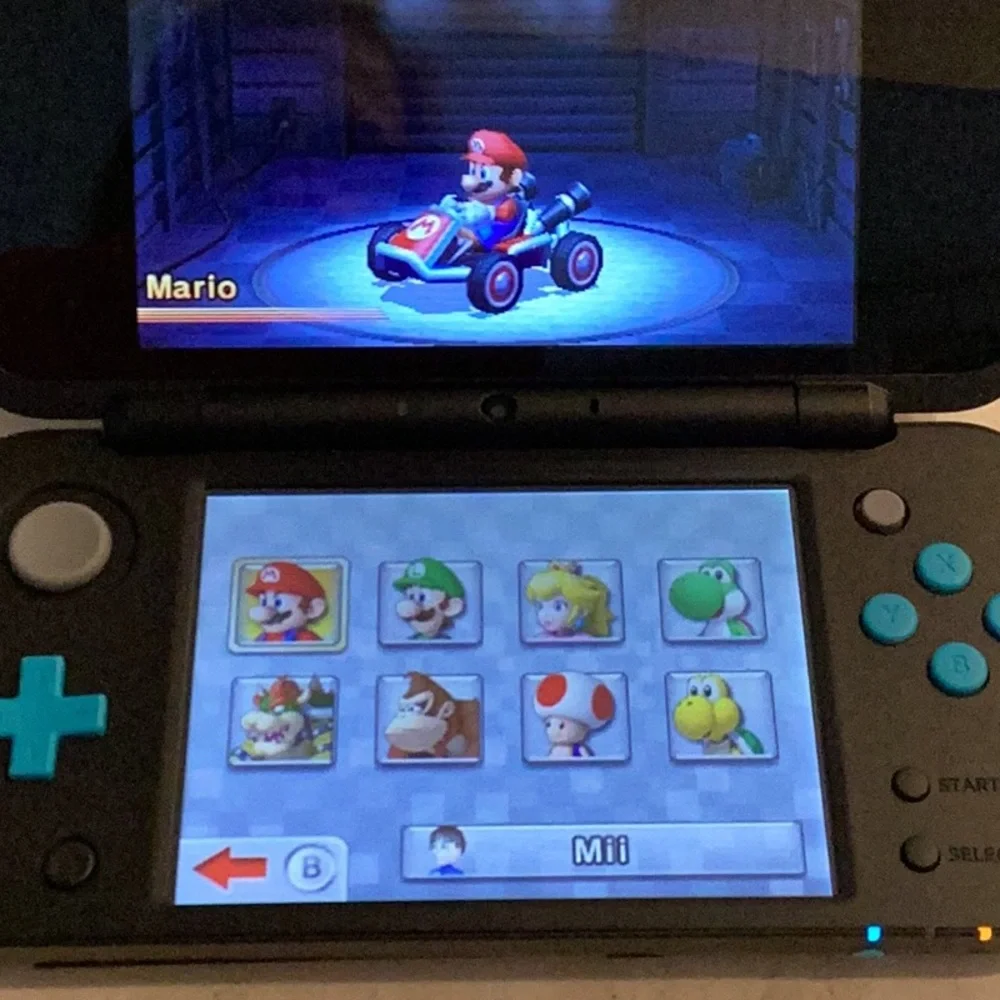 New Nintendo 2DS XL Console Nintendo Factory Refurbished & Charger Turquoise